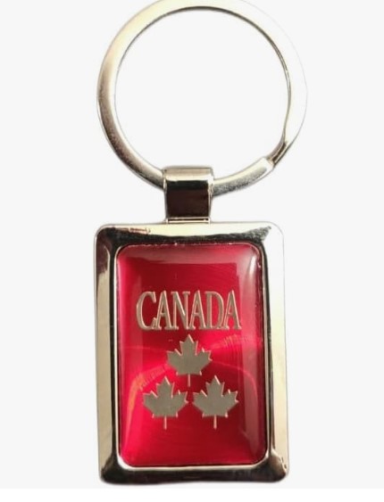 Maple-leaf Metal KeyChain